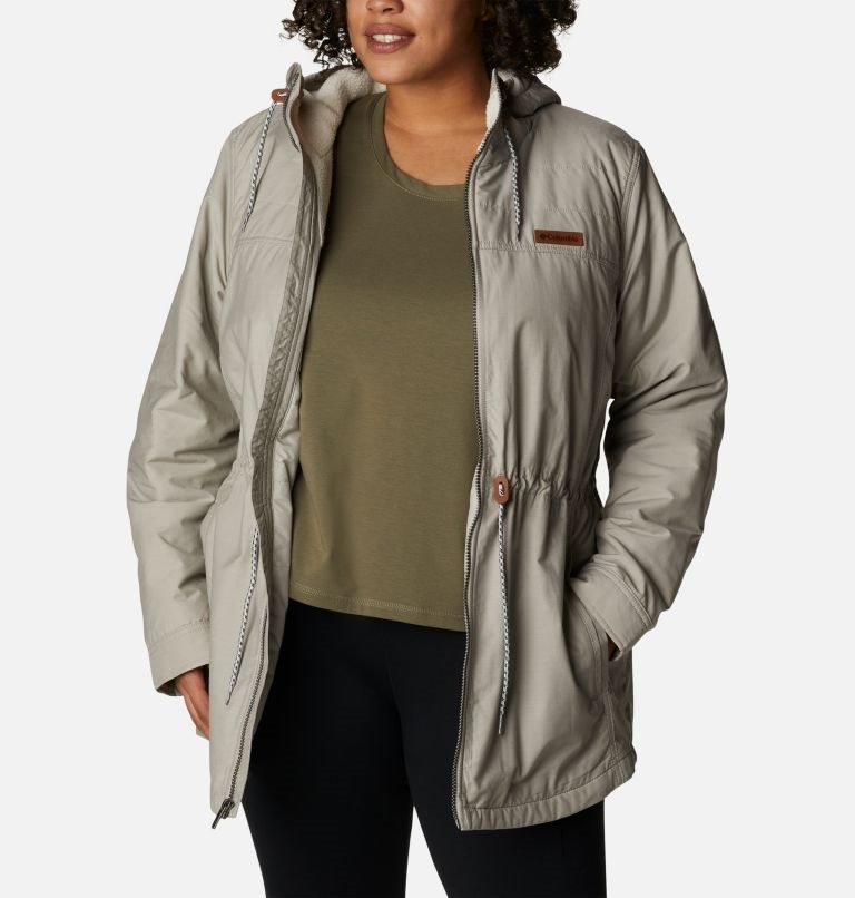 Jacheta Columbia Chatfield Hill Dama Gri | Plus Size CNZSQM9A0